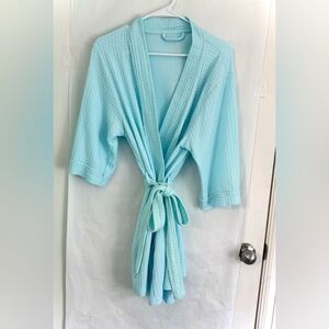 Craft & Barrow Blue Robe With Tie
